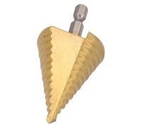 1PC 5-35mm HSS Titanium Core Step Drill High Speed Steel Spiral Grooved Wood Hole Cutter Cone Tools Set
