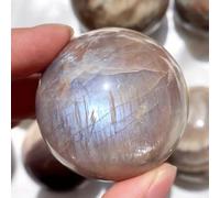 1pc 5.5-6cm Blue Moonstone Ball Crystal Flash Home Decoration Heal Crystals Spiritual