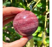 1pc 5-6cm Beautiful Strawberry Quartz Crystal Ball Polished Sphere Elegant Home Decor