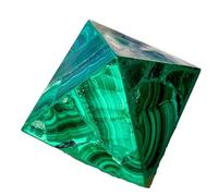 1pc 5-6cm Malachite Pyramid Crystal Quartz Gemstone Gift Divination