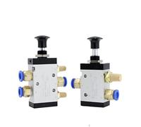 1Pc 5 Port 2 Position 1/4quot; Hand Operated Air Valve Manual Pneumatic Controller 4R210-08(PC 8mm Fittings,3R210-08)