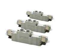 1pc 5 Port 2 Solenoid Valve SY3220 SY5220 SY7220-4LZD/5LZD/6LZD Normal Close Internal Pilot Automation Valve(SY3220-4LZD-M5)