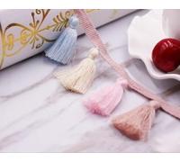 1pc 5 Yards Elegant Polyester Tassel Fringe Lace Trim for Sewing, Home Decoration, and Craft Projects(10 Yards)