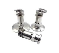 1pc 50.5mm 64mm Ferrule Tri Clamp1.5-2" Exhaust 0.05-1.0Mpa 304 Stainless Steel Safety Valve Suitable(0.8Mpa Fixed,50.5mm)