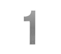 1pc 50/75/90mm Self Adhesive Stainless Steel House Number Anti Rust Performance Easily Create Exquisite Home(Silver 1,50mm)