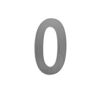 1pc 50/75/90mm Self Adhesive Stainless Steel House Number Anti Rust Performance Easily Create Exquisite Home(Silver 0,90mm)