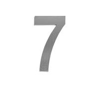 1pc 50/75/90mm Self Adhesive Stainless Steel House Number Anti Rust Performance Easily Create Exquisite Home(Silver 7,90mm)
