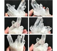1pc 50-80g Crystal Large Clear Rock Quartz Cluster Raw Gemstone for Home Decor and Balancing