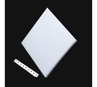 1pc 500mm x 500mm PTFE Plastic Sheet - High Performance Non-Stick Board for Gaskets, DIY Crafts, and Industrial(0.3mm)