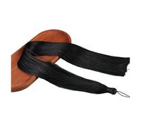 1pc 50cm Silky Tassels Fringe Polyester Vertical Tassel for DIY Jewelry Home Decoration Sewing Curtain Accessories for Bookmarks,DIY Craft,Jewelry Making(Black)
