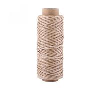 1pc 50m 150D 1mm Roll Handmade Flat Waxed Sew Wax Line Thread Cord Sewing Threads For Diy Leather Needlework(Option 6)