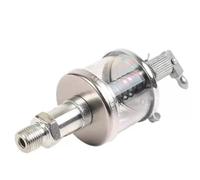 1pc 50mL Engine Machine Lubricator, 14mm Thread Diameter Clear Silver Drip Feed Oiler Easy Handling