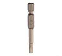 1pc 50mm Five-Point Star For Torx Screwdriver Bit with Hole, T8-T40 Security Bits, 1/4 Inch Hex Shank Alloy Steel for Electric Drills(for t25)