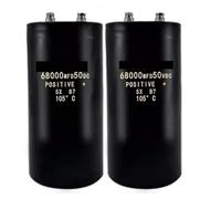 1pc 50V 68000uF Aluminum Electrolytic Capacitor Screw Terminal Capacitor BIANMTSW