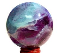 1pc 510-600g Colored Fluorite Spheres Gemstones Spiritual Gifts Room Decoration