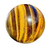 1pc 510-600g Tiger Eye Stone Crystal Quartz Sphere Gemstone Decoration