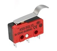 1pc 5A/125VAC, 3A/250VAC Simulated R Lever Type Micro Limit Switch