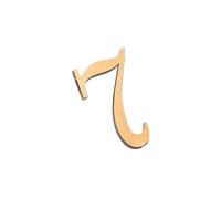 1pc 5cm Acrylic Gold Digital Doorplate 3D Address Board Suitable For Home Apartment Hotel And Signage DIY(7)