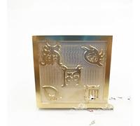 1pc 5cm Taoist Bronze Seal Taoist Supplies Single Sided Copper Seal Printing