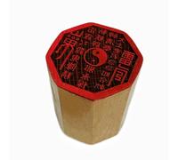 1pc 5cm Taoist Seal Single-Sided Printing Square Peach Wood Seal Taoist Artifacts