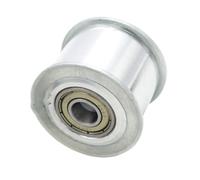1pc 5M 30T Tension Belt Idler Pulley With/without Teeth 16mm/21mm/27mm Belt Width Bearing Pulley 8/10/12/15mm Bore Gear Pulley(12mm,Without teeth 21mm)