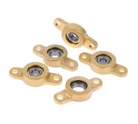 1Pc 5mm 6mm 7mm 8mm 10mm Caliber Zinc Alloy Bearing KFL05 KFL06 KFL07 KFL08 KFL10 Bearing with Pillow Block(10MM)