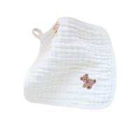 1pc/5pcs Baby Mouth Wipe Cloth Cotton Washcloths 6 Layer Soft Absorbent Burp Towels for Newborns Sensitive Skin Multipurpose Square Towel