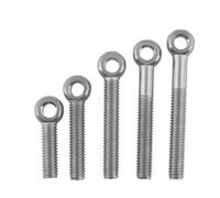 1pc-5pcs/lot M5 M6 M8 M10 M12 Stainless Steel Eye Bolt Stud Articulated Anchor Ring Link Fisheye Slip Hole Screw(20mm,M5 5PCS)