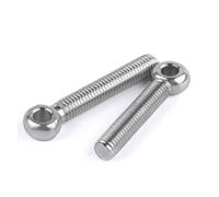 1pc-5pcs/M5 M6 M8 M10 M12 Stainless Steel Ring Link Fisheye Eye Slip Hole Screw(20mm,M5 5PCS)