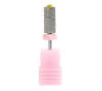 1PC/5PCS Tungsten Carbide Barrel Nail Drill Bits, 6.7mm Head | 14.30mm Milling Cutter with 26mm Handle for Manicure and Rhinestone Decor(Xf)