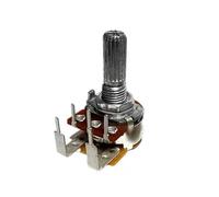 1pc 5pins Internal Bending Foot with Switch Potentiometer 16 type Carbon Film WH148 Type B10k Handle Length 20mm Plum Shaft NWPNLXEA