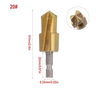 1pc 6.35mm Hexagonal Shank Drill Bit Water 1Pc 6.35Mm Designed for Long Lasting use with Proper Durability and consistent Operation (D)