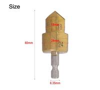 1pc 6.35mm Hexagonal Shank Drill Bit Water 1Pc 6.35Mm Designed for Long Lasting use with Proper Durability and consistent Operation (B)
