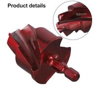 1pc 6.35mm Hexagonal Shank Drill Bit Water 1Pc 6.35Mm Making it for Various Projects Designed for Long Lasting use with Proper Durability and consistent Operation (32MM)