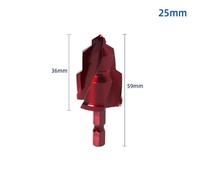 1pc 6.35mm Hexagonal Shank Drill Bit Water 1Pc 6.35Mm Making it for Various Projects Designed for Long Lasting use with Proper Durability and consistent Operation (25MM)