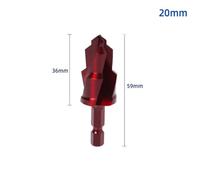 1pc 6.35mm Hexagonal Shank Drill Bit Water 1Pc 6.35Mm Making it for Various Projects Designed for Long Lasting use with Proper Durability and consistent Operation (20MM)