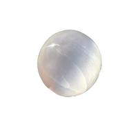 1pc 6.5-7CM Selenite Sphere Quartz Crystal Ball,Tabletop Decor for Home Office