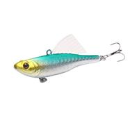 1pc 6.5cm 17g Sinking Fishing Lures Winter Ice Fishing Hard Bait Swivel Jig Wing Artificial Wobblers Crankbaits Bass Tackle(D)