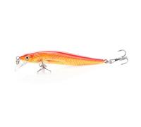 1pc 6.5cm/2.4g Bionic Mini Minnow Fishing Tackle 3D Eyes Fishing Lure Vivid Hard Fish Bait Wobbler Strong 12# Treble Hooks(A)