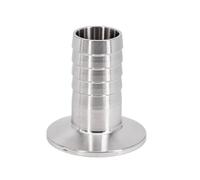 1pc 6 8 10 12 14 16 19 25 32 38 45 51mm Hose Barb x 0.5" 1" 1.5" 2" Tri Clamp SUS 304 316L Stainless Steel Sanitary Fitting Homebrew(14mm Hose Barb)