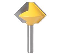 1Pc 6/8/12 Sides Polygon Bird Mouth Router Bit 8mm Shank Woodworking YG8 Alloy Miter Milling Cutter Wood Engraving Cutting Tool(6 Sides)