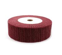 1Pc 6"/8" Nylon Fiber Flap Polishing Wheel Disc Non-Woven Abrasive Buffing 320 Grit 1X Scougrinding