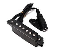 1Pc 6-String Acoustic Guitar Soundhole Pickup Preamp Pickup With Active Power End-Pin For Folk Guitar Ukulele