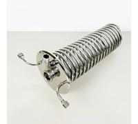 1pc 6" Tri-Clamp Cooling Coil - 304 SS Reflux Condenser,3x 1/2" Male Thread,1.5" Ferrule for Home Brewing,Distillation