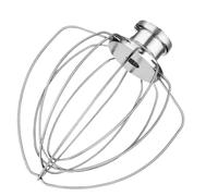 1pc 6 Wire Whisk Attachment Compatible for Kitchenaid K45WW 4.5-5Qt Tilt-Head Stand Mixer - Egg Cream Stirrer Flour Cake Whis