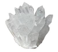 1pc 600-700g White Transparent Quartz Crystal Cluster Home Office Decoration Gem Gemstone Stone