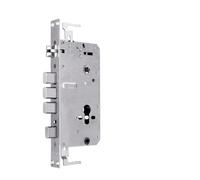 1pc 6068 Stainless Steel Security Door Lock - Anti-Stuck Fingerprint Lock with Brass Keys for Enhanced(30x240 No Hook)