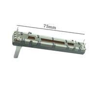 1pc 60mm 7.5 cm A20KX2 sliding potentiometer switch Mixer fader 75MM Double A20K handle length 15MM