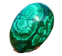 1pc 610-700g Malachite Crystal Eggs Gems Room Decoration