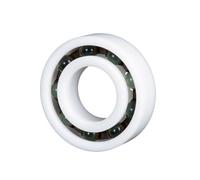 1pc 6205 POM Plastic Self-lubricating Deep Groove Ball Bearing, Inner Diameter 25mm, Outer Diameter 52mm, Height 15mm, 25x52x15mm